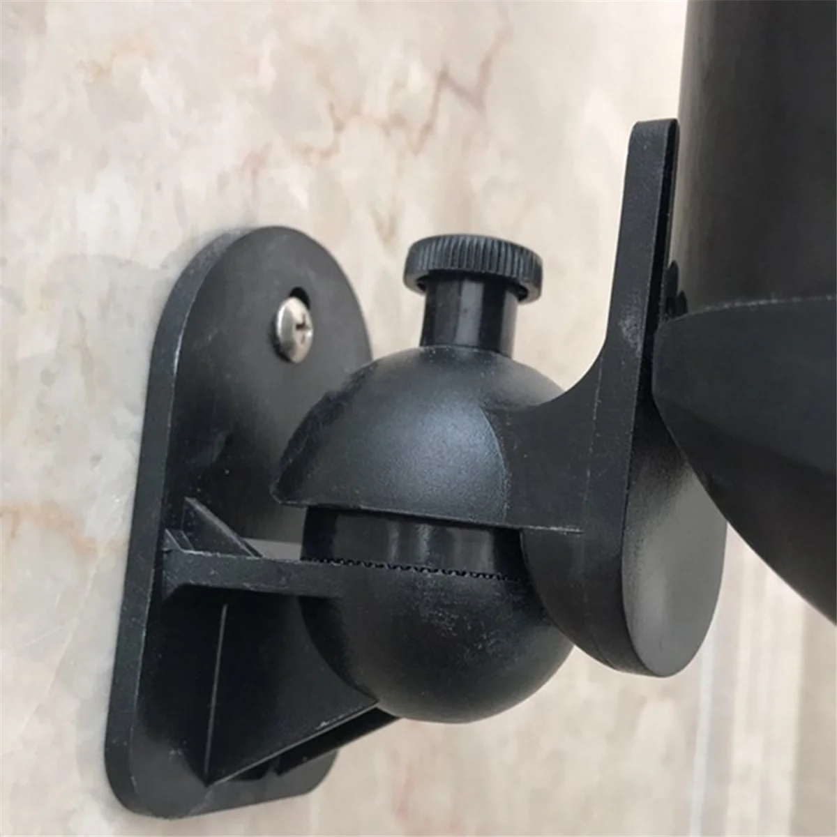 Universal Speaker Wall Mount Bracket Ceiling Stand Clamp with Adjustable Swivel and Tilt Angle Rotation