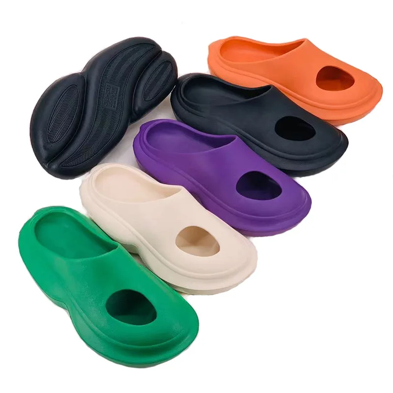 Dropshipping Trendy Men and Women Slippers Summer 2022 Fashion EVA Outdoor Thick Bottom Beach Slippers Slide for Women Shoes