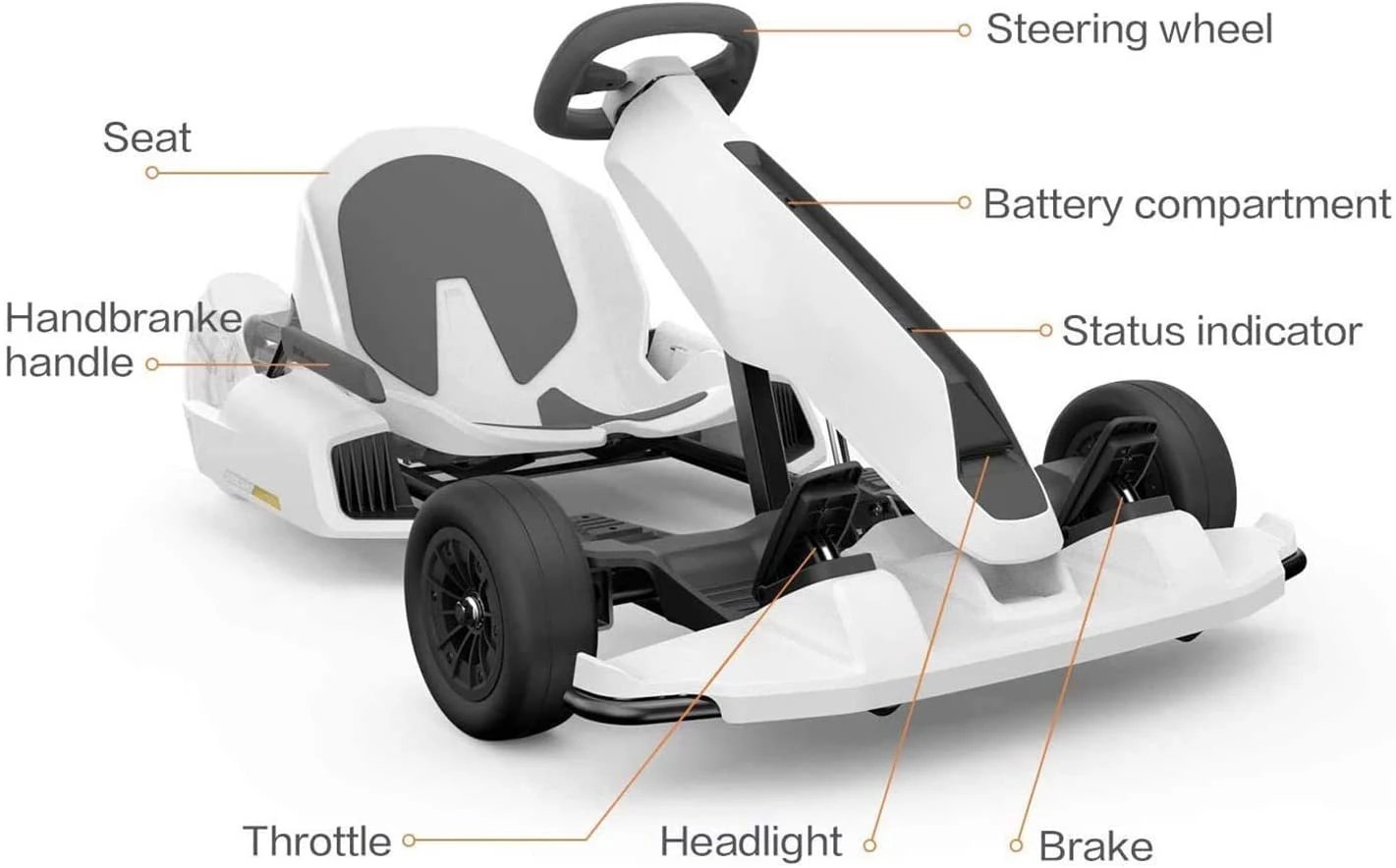 Portable Kart Kit for Children and Adults Electric Karting Go Kart Kit Outdoor Car