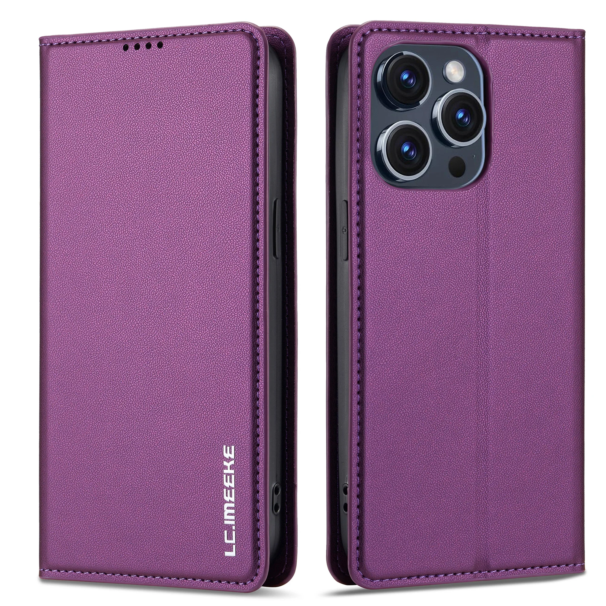 Preklopna magnetska kartica, solt novčanik, kožna futrola za iPhone 16 Pro Max 15 Plus 14 13 12 11 SE4 XS XR knjiga, poslovna torba, postolje_voghion.com
