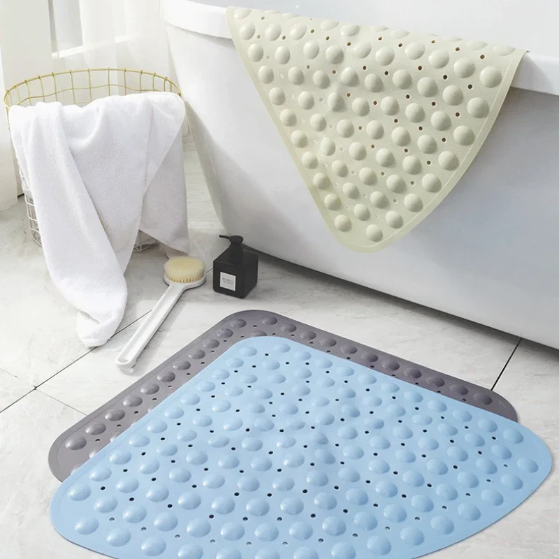 Tappetino Doccia Angolare Antiscivolo 80x80 Cm In Gomma Con Ventose – Quadrante Per Bagno E Vasca - 4