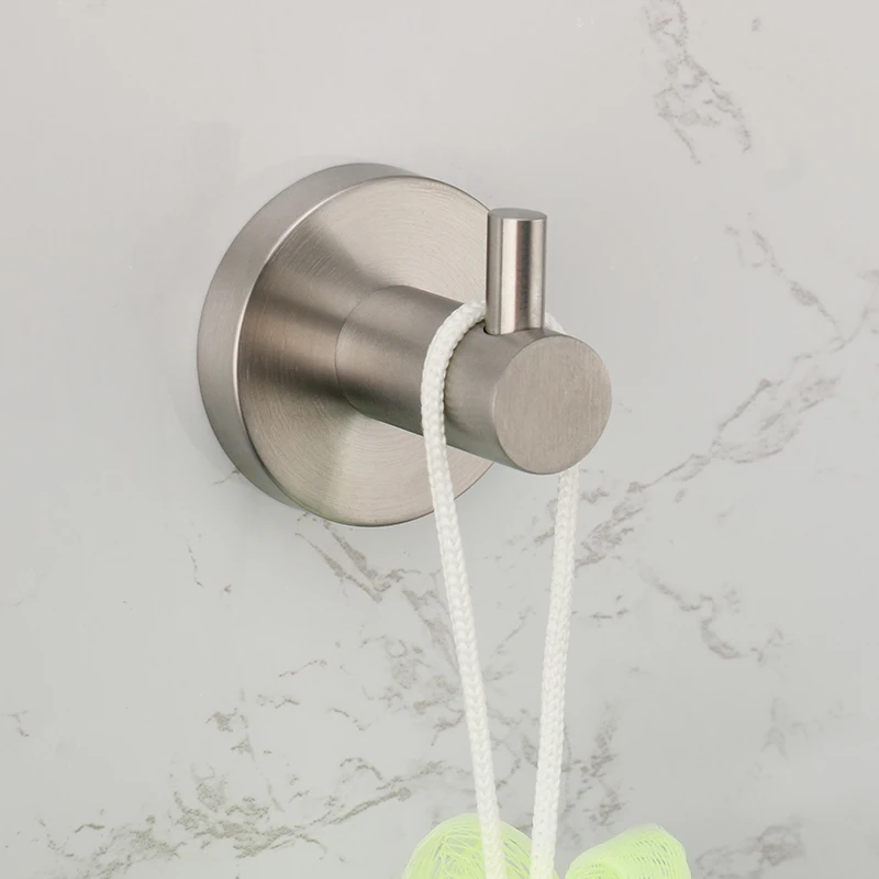 Brushed Nickel Bathroom Hardware 304 Stainless Steel Towel Rack Toilet Paper Holder Soap Holder Towel Bar Toilet Accessories bathroom hardware set bathroom hardware accessories