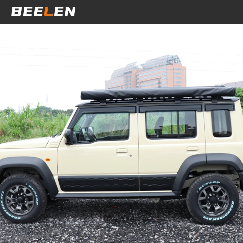 Car Window Visor Car Window Deflectors For Suzuki New JIMNY 5 door Window Visor Sun Rain Wind Deflector Awning Shield Vent Guard Shade Cover