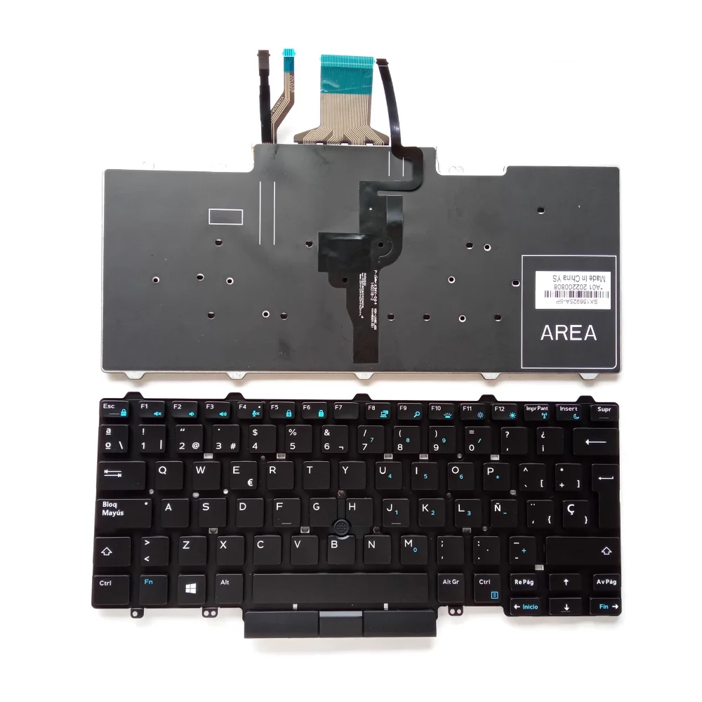 Nuova Tastiera Per Laptop Sp Layout Per Dell Latitude E5450 E5470 5480 5490