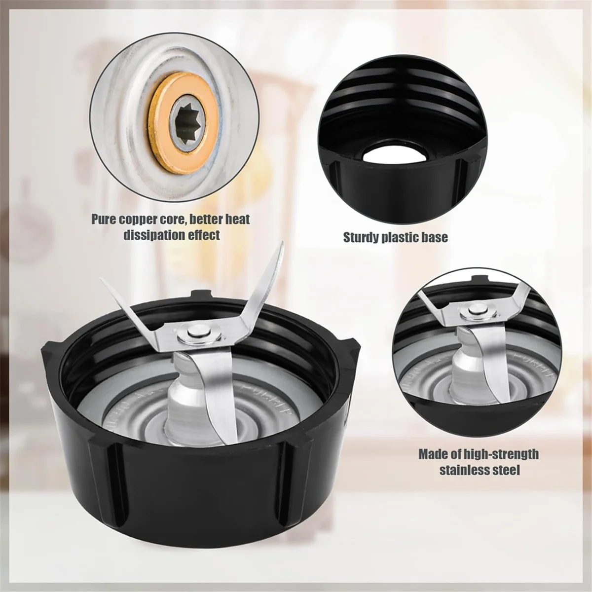 Stainless Steel Blender Jar Bottom Cap For Oster Osterizer