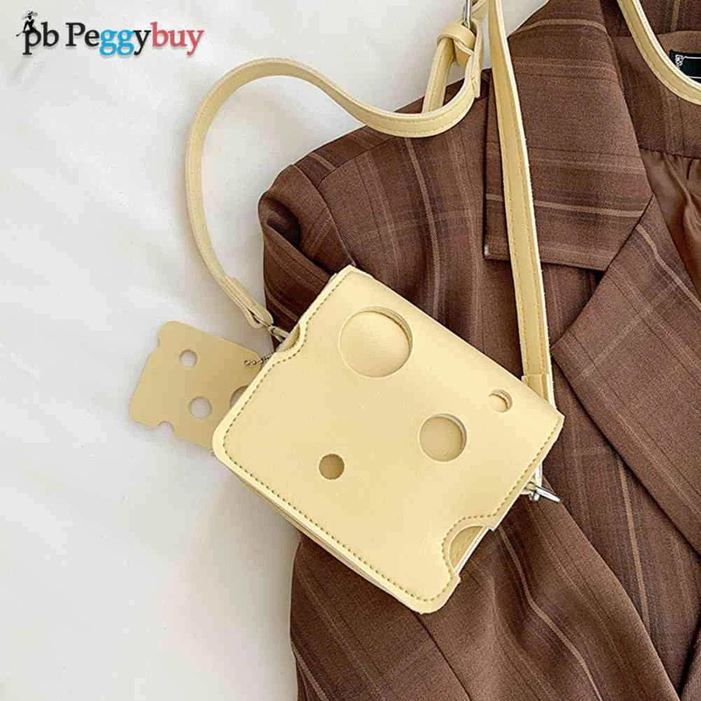 bolsos con forma de queso para mujer, bolso cruzado con colgante rebanada cuadrada, y auriculares con lápiz labial, de 2022| | AliExpress