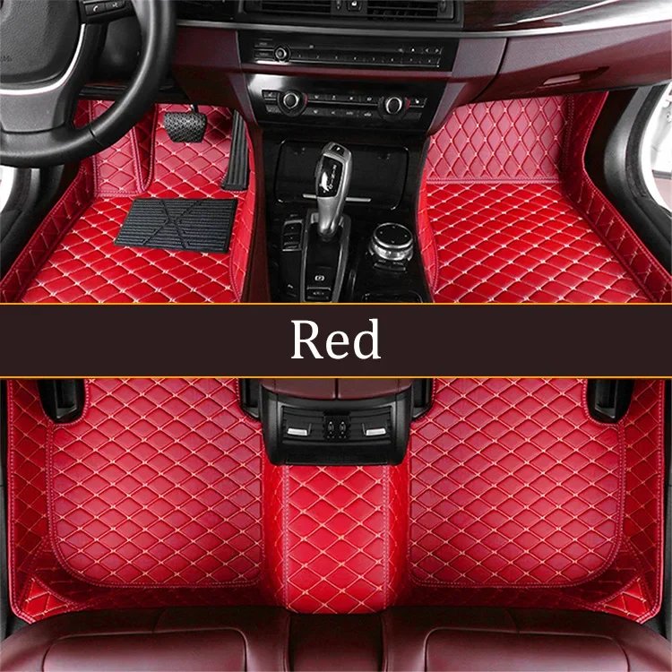 Set Tappetini Auto Per Seat Ibiza IV (2008-2017) – 4 Pezzi – Colore Nero Con Bordo Marrone – Antiscivolo