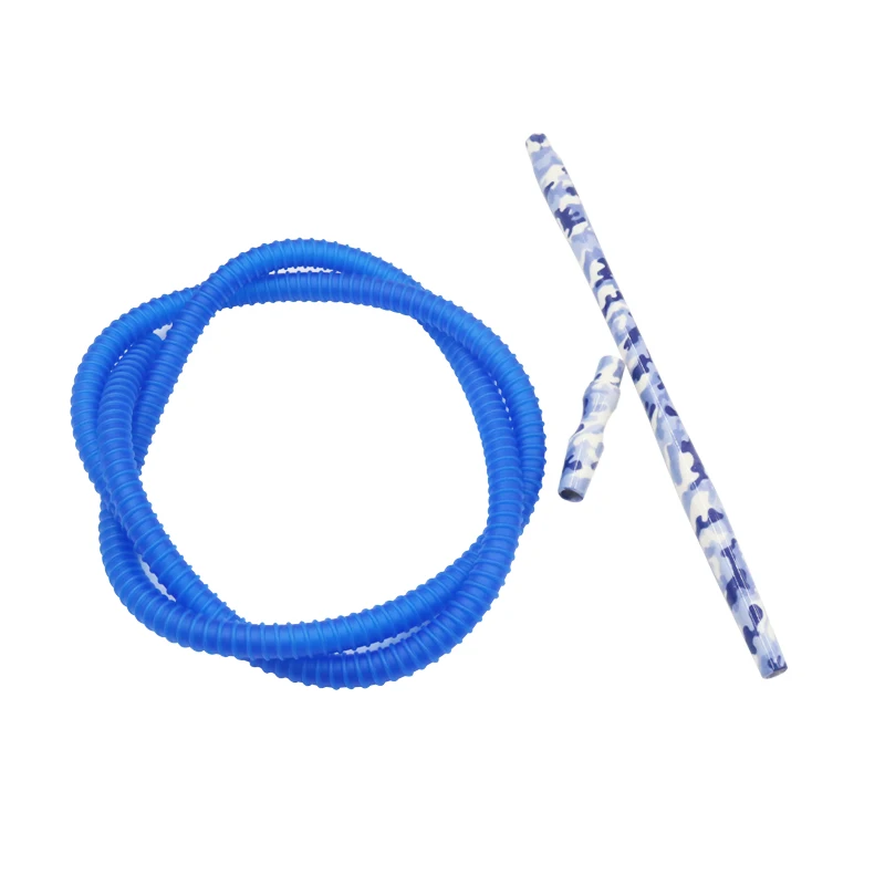 Professional Hookah PVC Hose Tube Shisha Water Pipe Chicha Narguile Smoking Accessories Acrylic Handle Sheesha 1PC 191CM