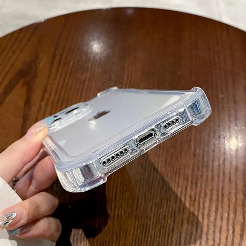 Premium Transparent Shockproof TPU Bumper Case