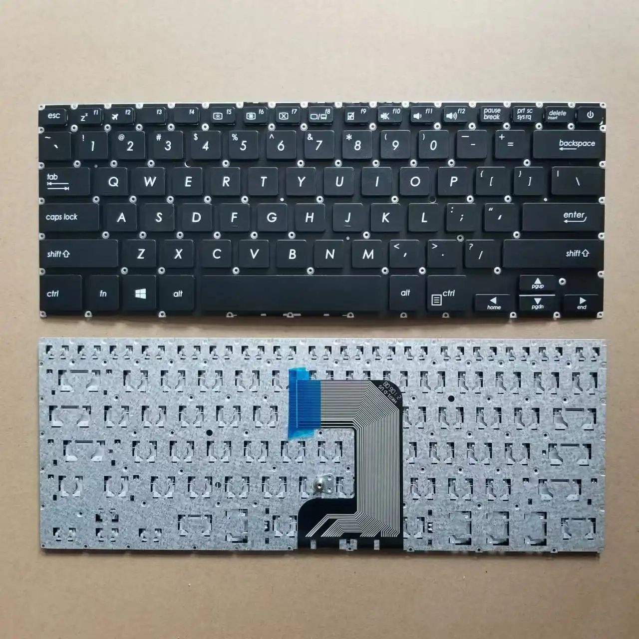 

New English Keyboard For Asus E406 E406SA E406M E406MA L406MA R420MA Series US Laptop Keyboard Black Without Frame