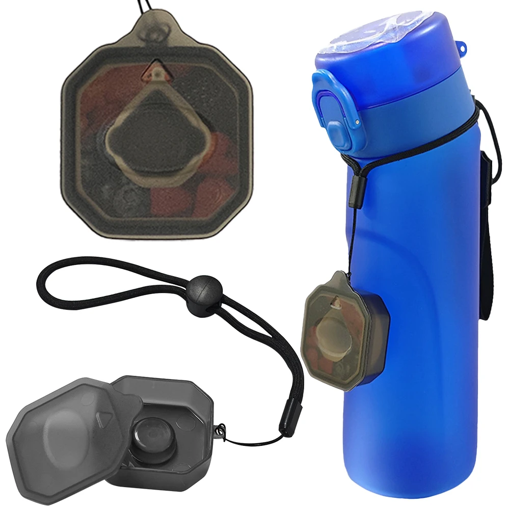 ABS Storage Box Lanyard Protective Case Small Travel Portable Case Durable Storing Water Bottle Flavour Pods