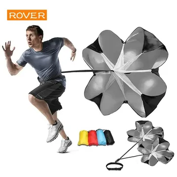 Paracadute a velocità regolabile Ombrello da allenamento per agilità Calcio Calcio Resistenza Corda Fitness Corsa Scivolo Strumento per ostacoli sportivi