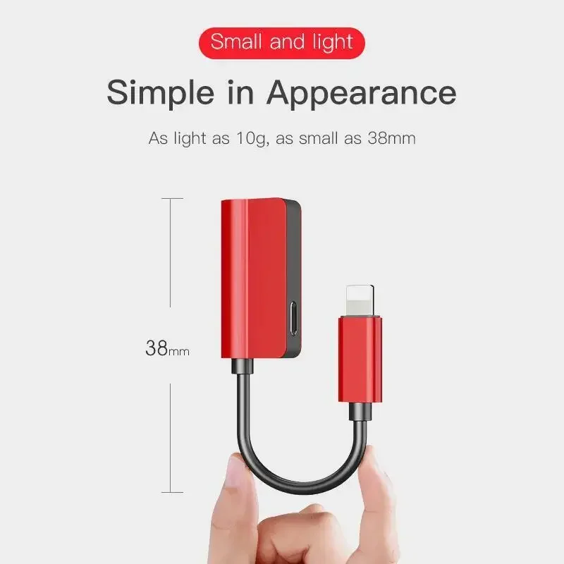 3.5mm audio cable 8Pin to male to female USB C to 3.5 Jack earphone aux adapter