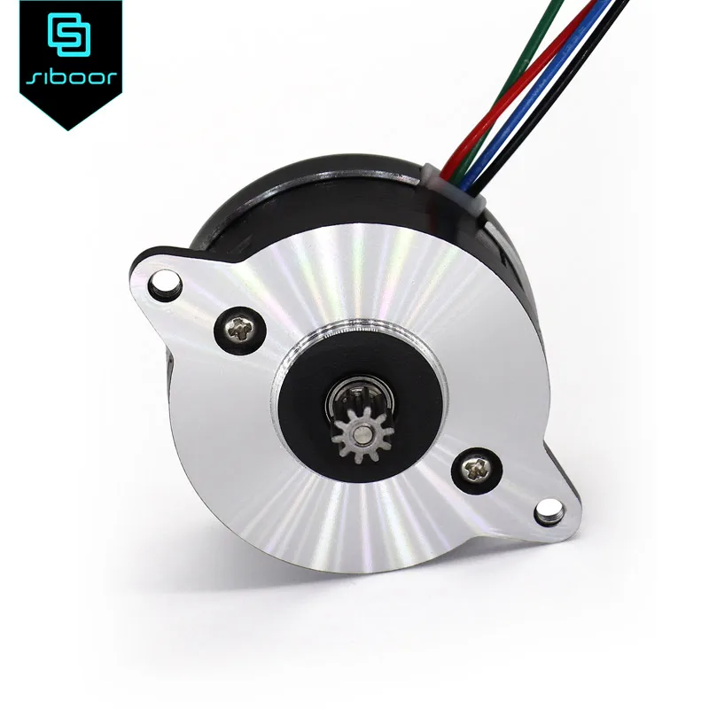 Nema14 36Mm Round Pancake Motor Class H Resistenza Alla Temperatura Dual Drive Estrusore Step Motor Per Stampante 3D Voron 0.1 0.2