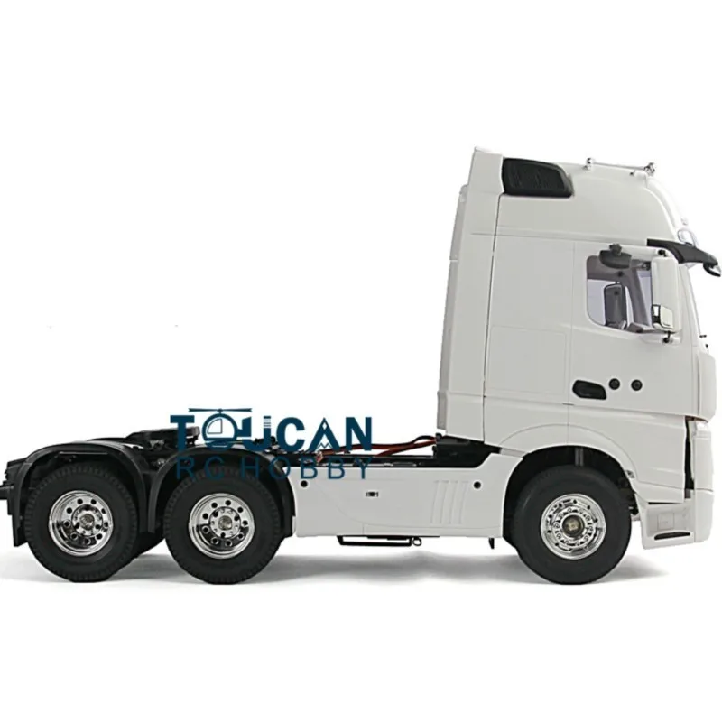 TOUCAN 3축 1/14 스케일 DIY RC 트랙터 트럭 자동차 트레일러 키트 모델 모터 차량 장난감