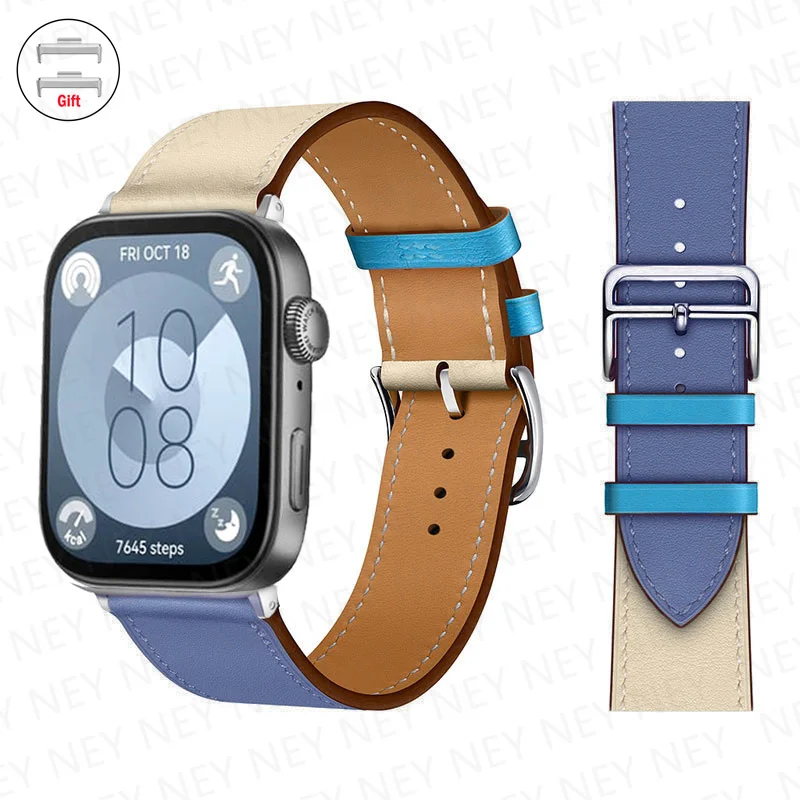 Premium Leather Watch Band - Elegant Retro Bracelet Replacement Strap