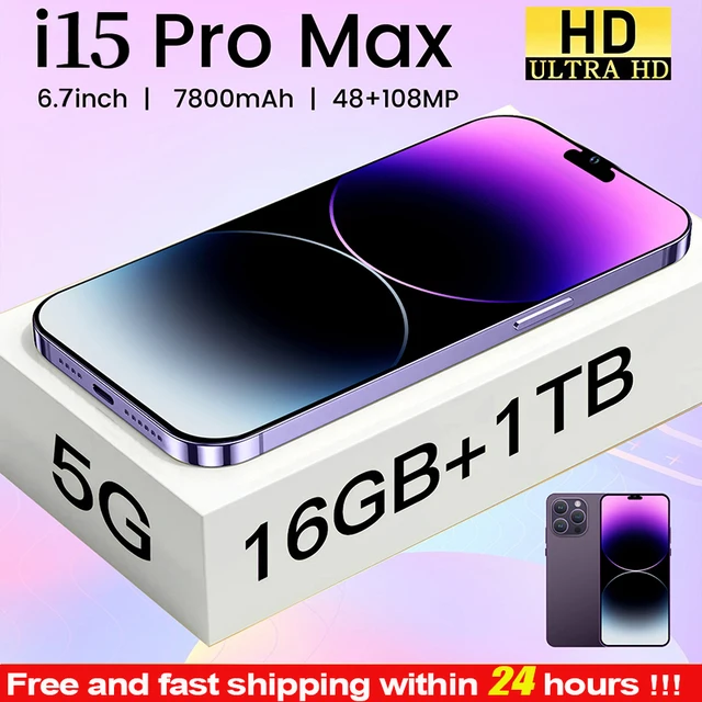 2023 i15 Pro Max: 6.7", 16G+1TB, 5G, Global Version
