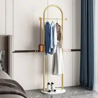 Porte-vêtements sur pied, porte-vêtements pour chambre à coucher, gain de place, porte-vêtements moderne et simple, porte-vêtements pour salon, porte-manteau d'intérieur 4