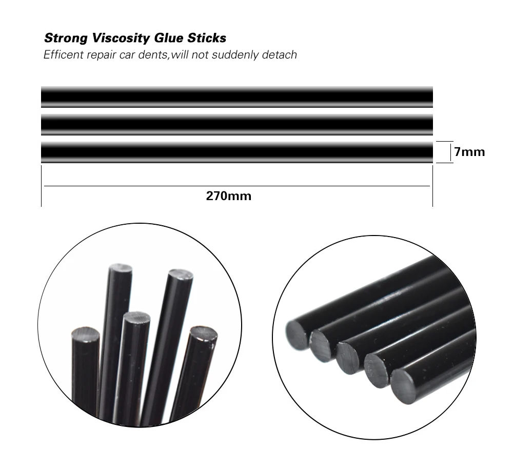 Outils de débosselage sans peinture pour voiture, Kit de débosselage, extracteur de Dent avec onglets d'extraction de colle, Kits de retrait pour véhicule, voiture, Auto