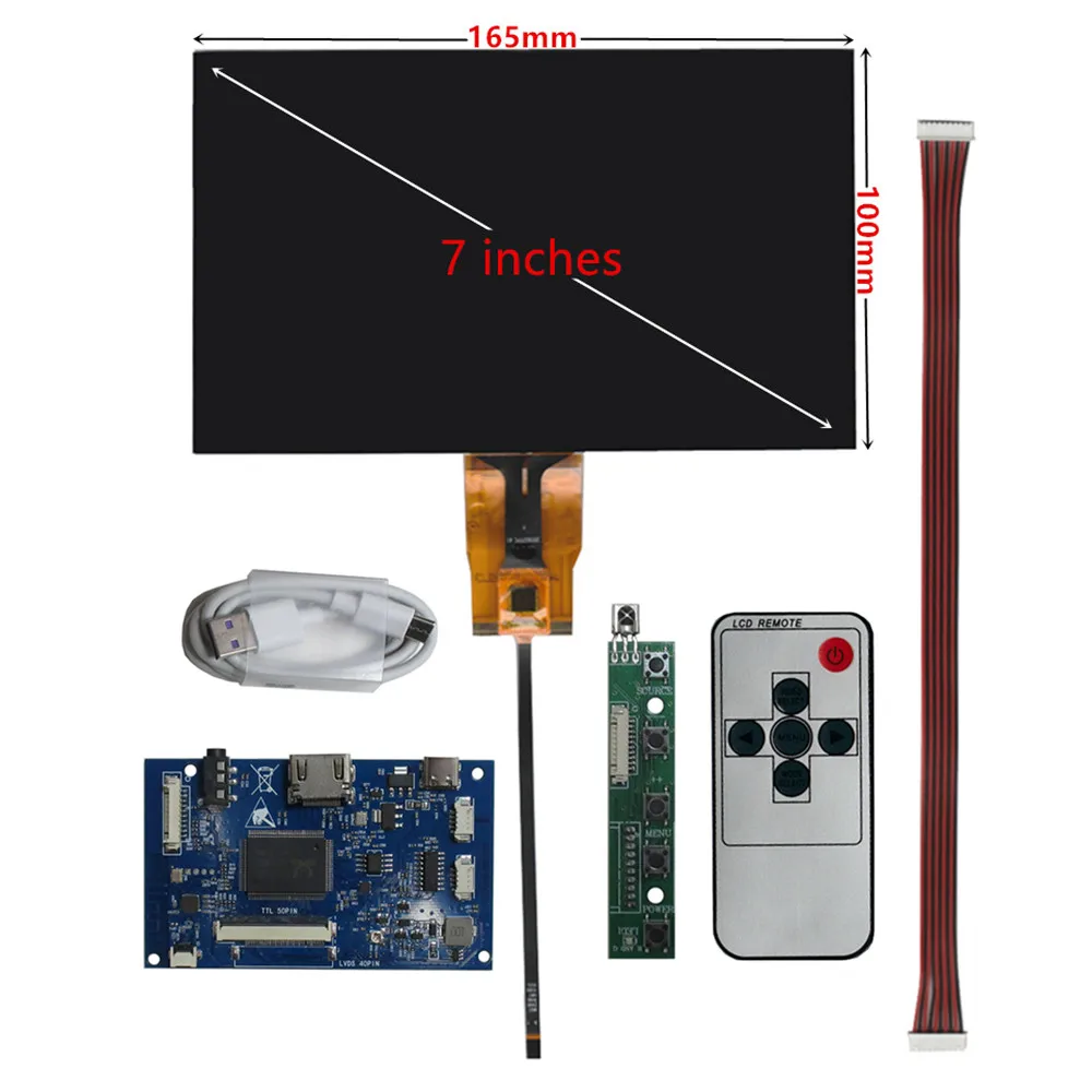   PC IPS LCD ÷ ȭ ̹,   Ÿ ġ ũ, HDMI ȣȯ , 7 ġ 1024*600