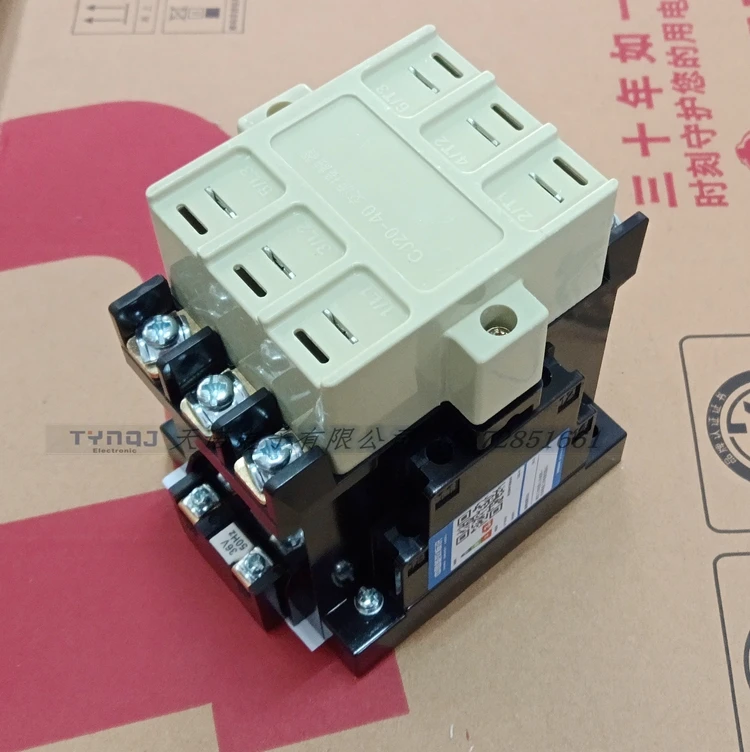 

AC Contactor CJ20-40A 2 Normally Open 2 Normally Closed Coil Voltage 36V110V220V380V