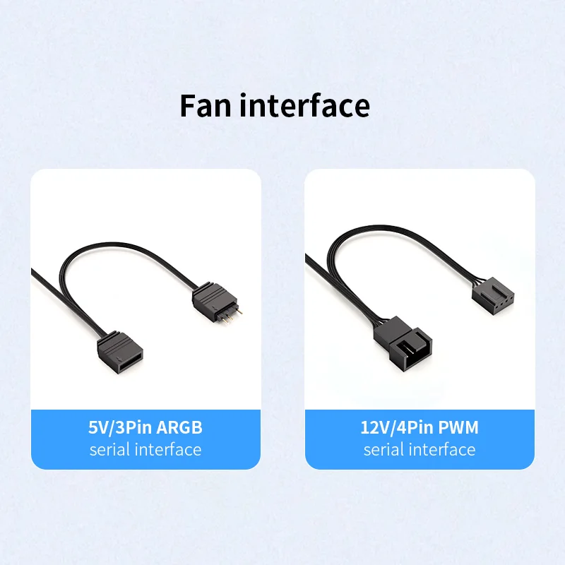 Teucer-espelho Infinito Ventilador para pc 4pro Refrigerador de Água Pwm Ventilador de Refrigeração Cpu Espaço Ilimitado Controlo Remoto 120 mm - Imagem 4