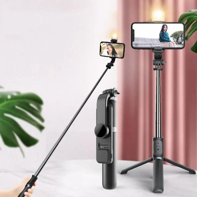 Bluetooth Selfie Stick Füll licht Selfie Stick 360 Grad drehen