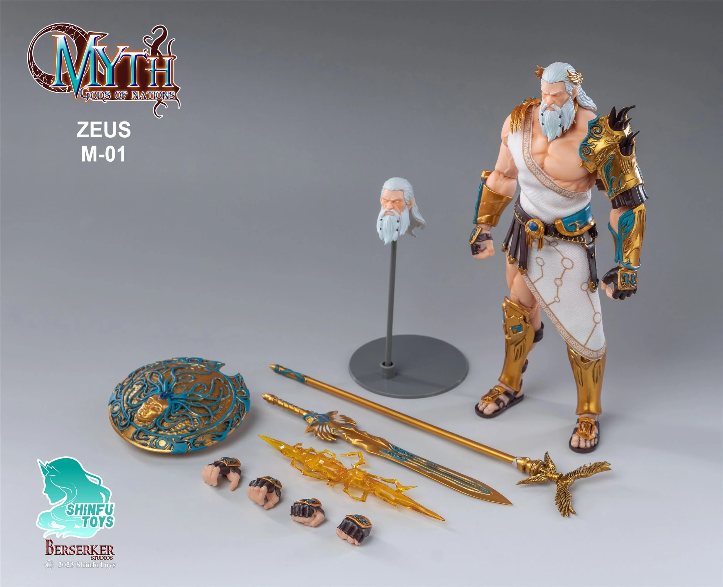 

Berserker Studios Myth 1/12 Zeus M-01 Action Figure Anime Hobby Collection Free Shipping Boy Birthday Present Model Toy0.