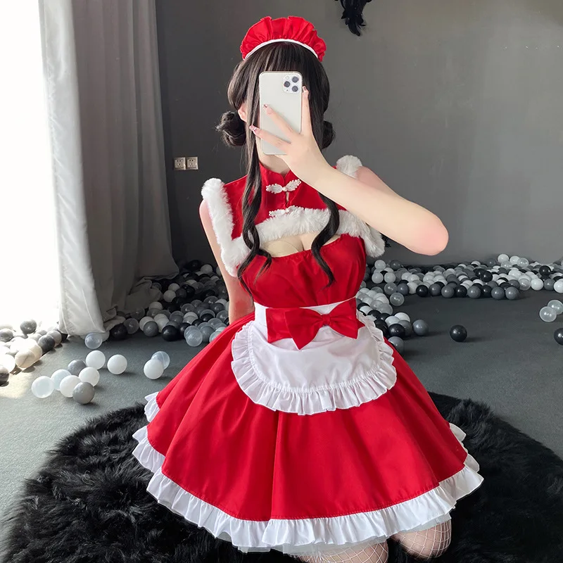 

Christmas clothing Internet celebrity female anchor suit cosplay sexy rabbit women's costume Christmas shirt Christmas 331