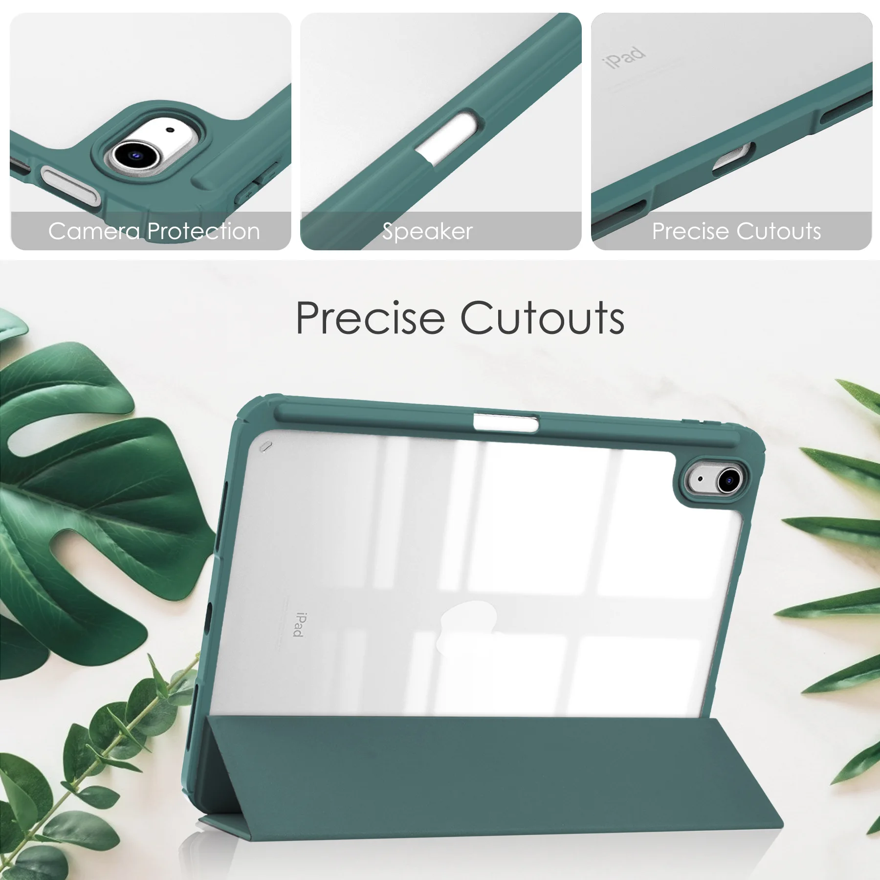 Schutzhülle für iPad 11, TPU-Hülle mit Stifthalter, Acryl-Tablet-Hülle – Detail 15