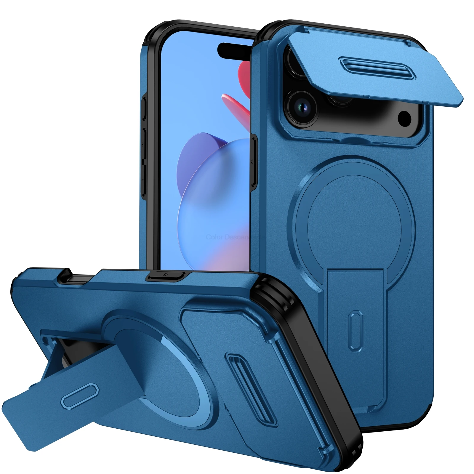 Shockproof Armor Slide Camera Lens Protection Phone Case