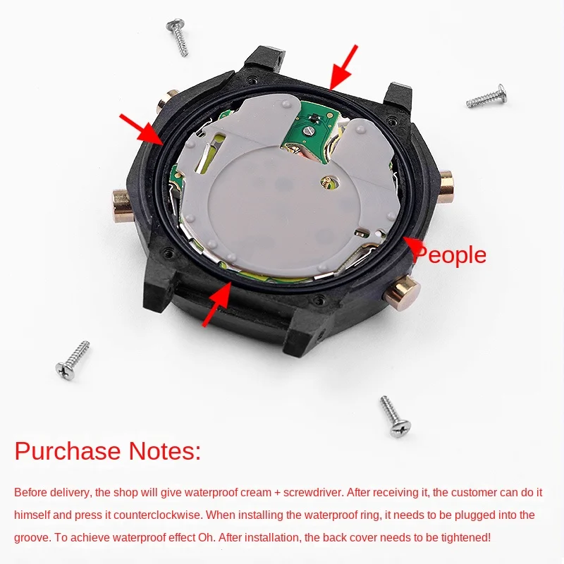 Enhanced Dust Ring Gasket for Casio G-SHOCK Rear Cover Sealing