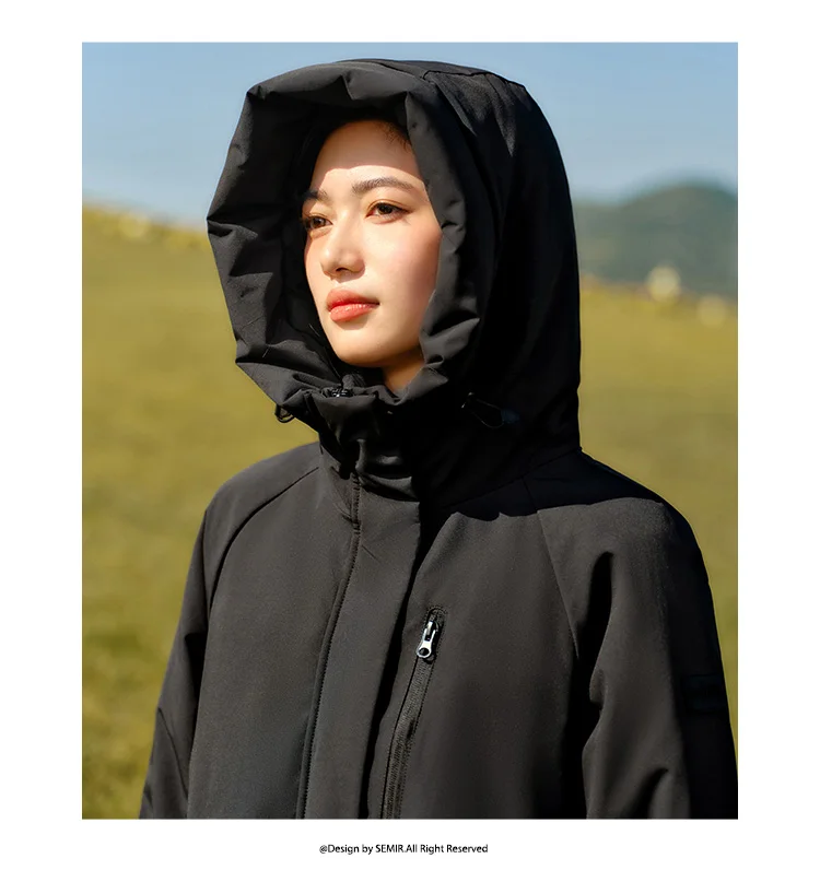 Down Jacket Women China Series Mid-Length Down Jacket New Winter Goose Down Winter Clothing