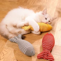 Cat Toys Fish Interactive Cat Toy Cat Chew Toy Simulation Fish Cat Pillow Kitten Exercise Kicker Toys for Indoor Cats Kitty Kit 3