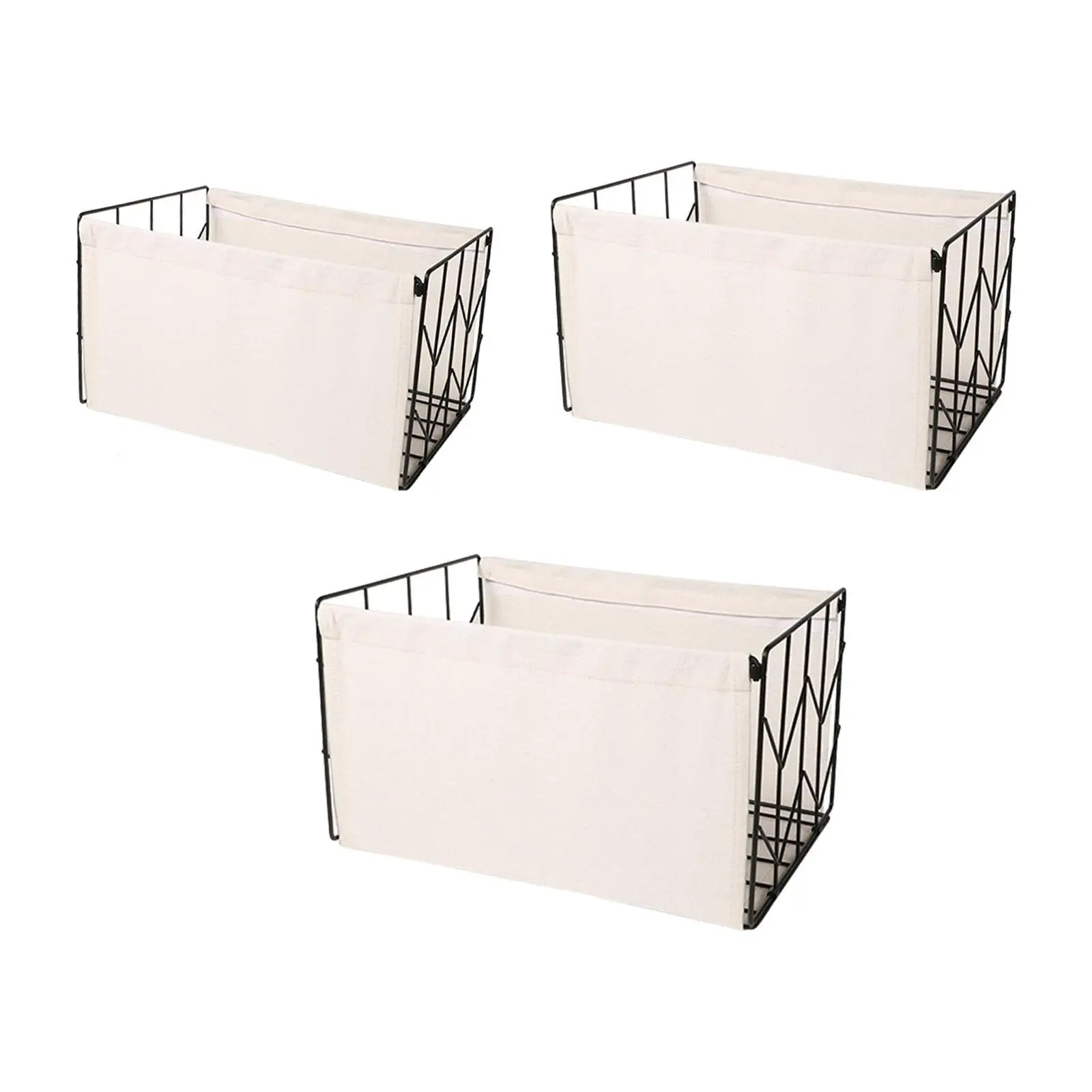 Folded Laundry Basket Clothes Hamper for Apartment Living Room Home Use 3