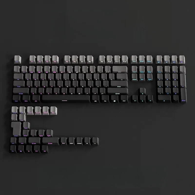Vibrant Gradient PBT Keycaps