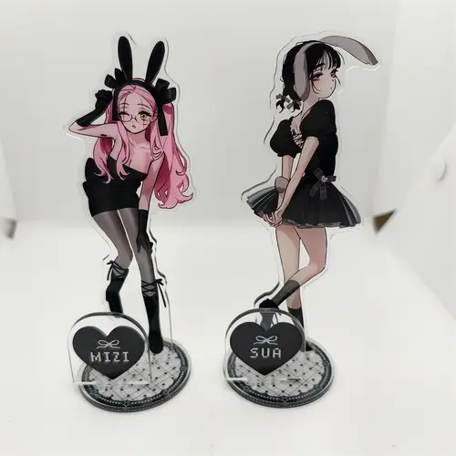 Anime ALIEN STAGE Keychains Pendant Car Key Chain Acrylic Stand MIZI SUA TILL IVAN HYUNA LUKA Fans Gifts Cosplay Accessories - Image 2