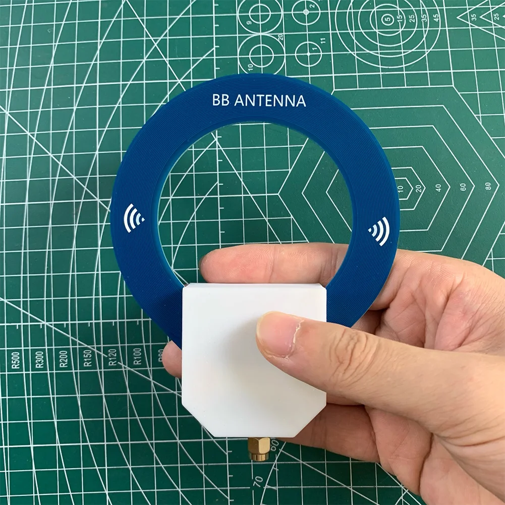 9.9KHz-181MHz Radio Antenna Circular Broadband Aerial Portable MW SW -loop Antenna for Radio Malachite Receiver TEF6686 Receiver