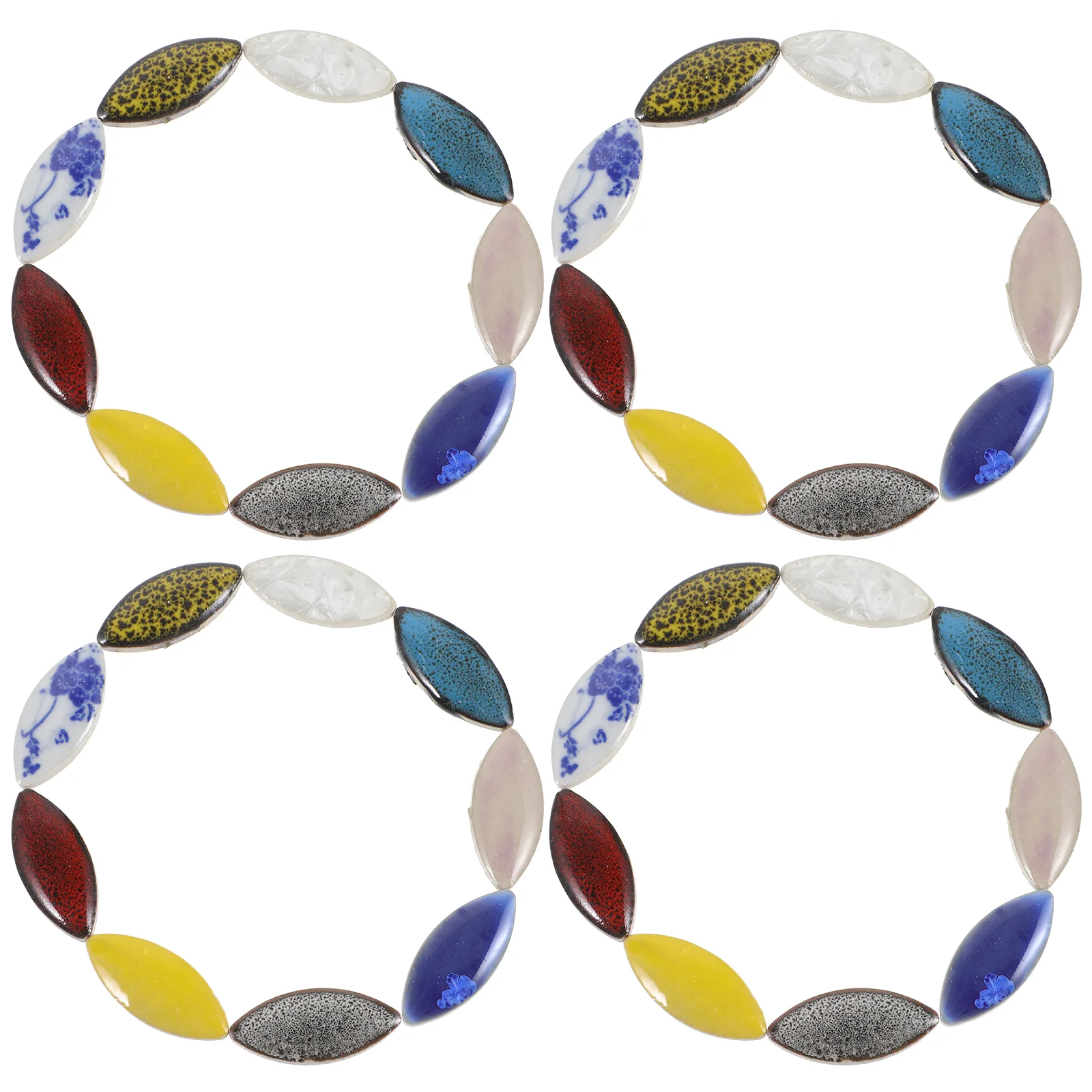 

Mosaic Tiles Jewelry Decoration for DIY Crafts Supplies Picture Frame Flat Stone Mosaic/Mosaic Ceramic