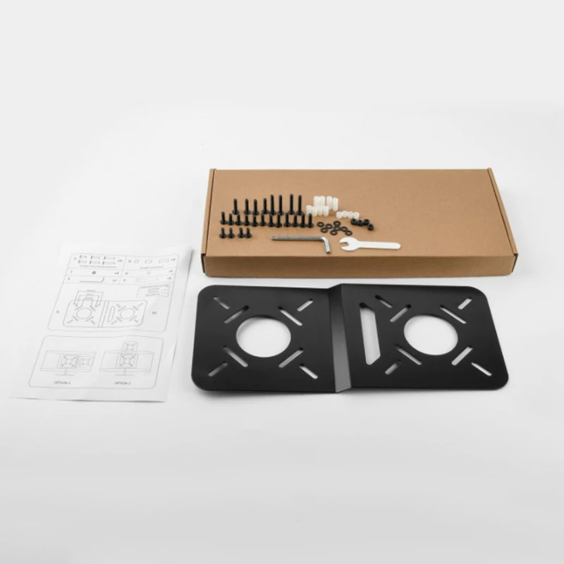 미니 PC용 VESA 마운트, 미니 호스트 걸이식 브래킷, VESA 거치대 PC 모니터, 태블릿 패드 장착 랙, 2 화면 