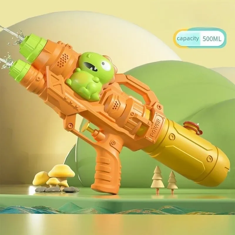Kids Large duck dinosaur shark Portable Summer Absorbing High Pressure Water Gun Beach Outdoor Water Rifle Fight Adult Toys 6