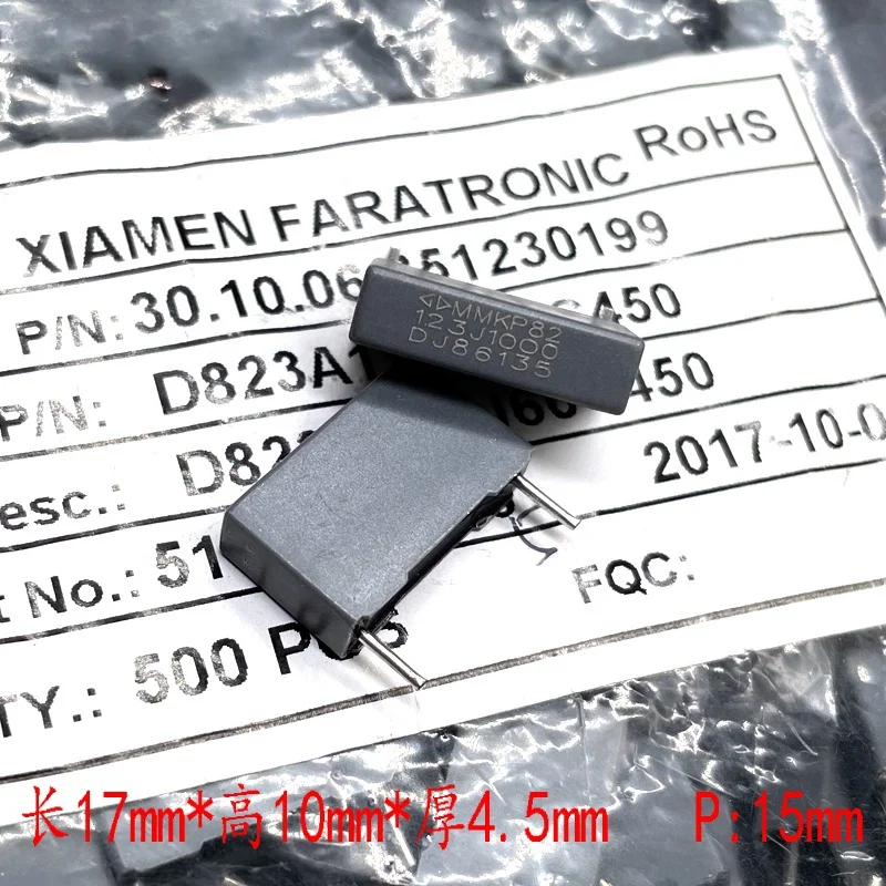 

10 шт. Xiamen Farah MKP82 12nf 0,012 uf 123 1000v 1kv конденсатор C82 D823A123J
