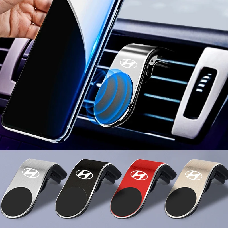 Магнитный автомобильный держатель для телефона GPS-навигации Hyundai i30 Tucson Elantra Venue
