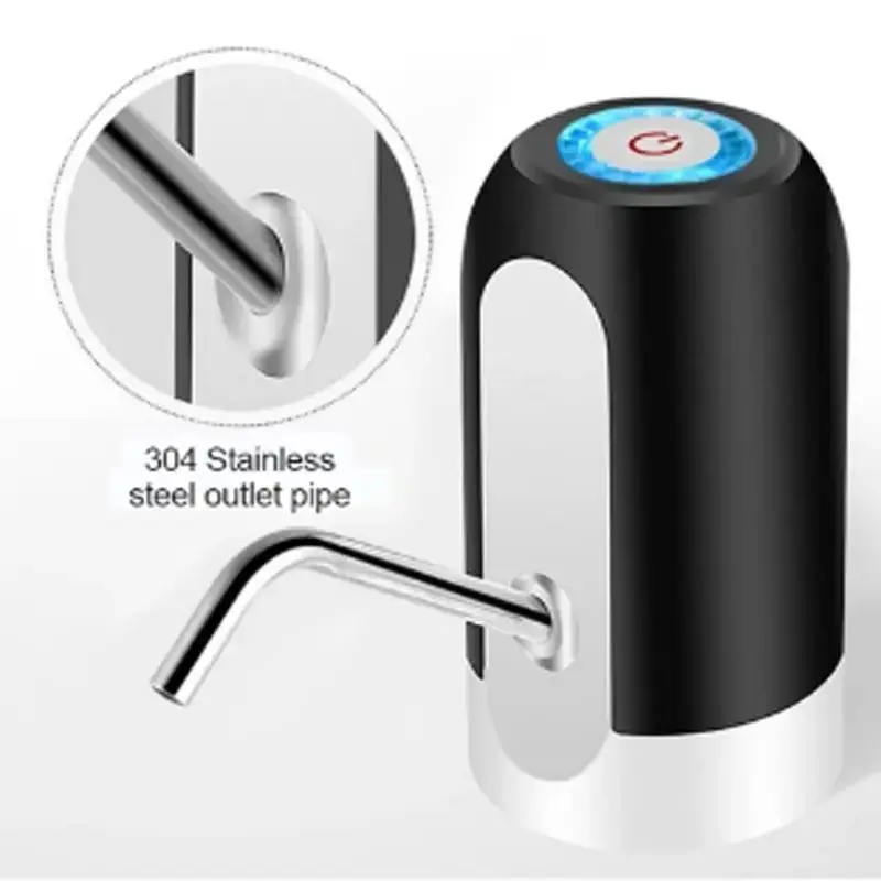 Water Dispenser Usb Charge Portable Water Dispenser Electric Pump for 5 Gallon Bottle with Extension Hose Barreled Tools