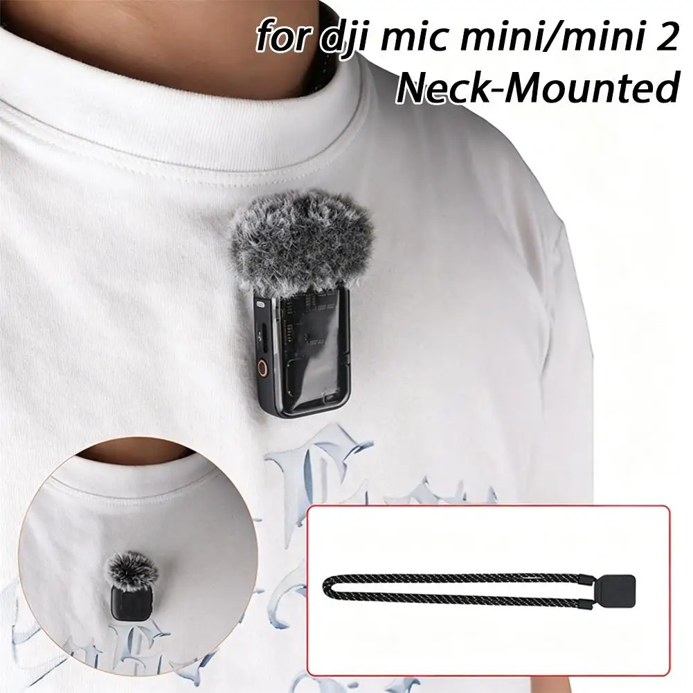 Supporto Magnetico Invisibile Mini per DJI Mic 2/Mic Mini, Accessorio Regolabile per Microfono a Mani Libere - immagine 2