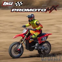 LOSI 1:4 Promoto-MX LOS06000 LOS06002 RTR 1/4 RC Simulated Electric Remote Control Motorcycle Model Car Adults Children's Toys 2