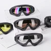 DIZETION 1Pc Winter Windproof Skiing Glasses Goggles Outdoor Sports Eyewear Glasses Ski Dustproof Cycling Lens Frame Sunglasses 4