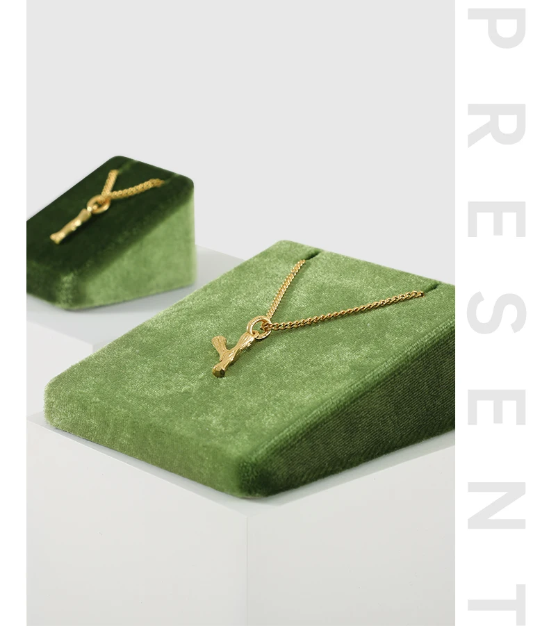 Yinbeini Velvet Pendant Necklace Display Stand Earring Stud Jewelry Display Prop Holder for Retail Showcase TB030