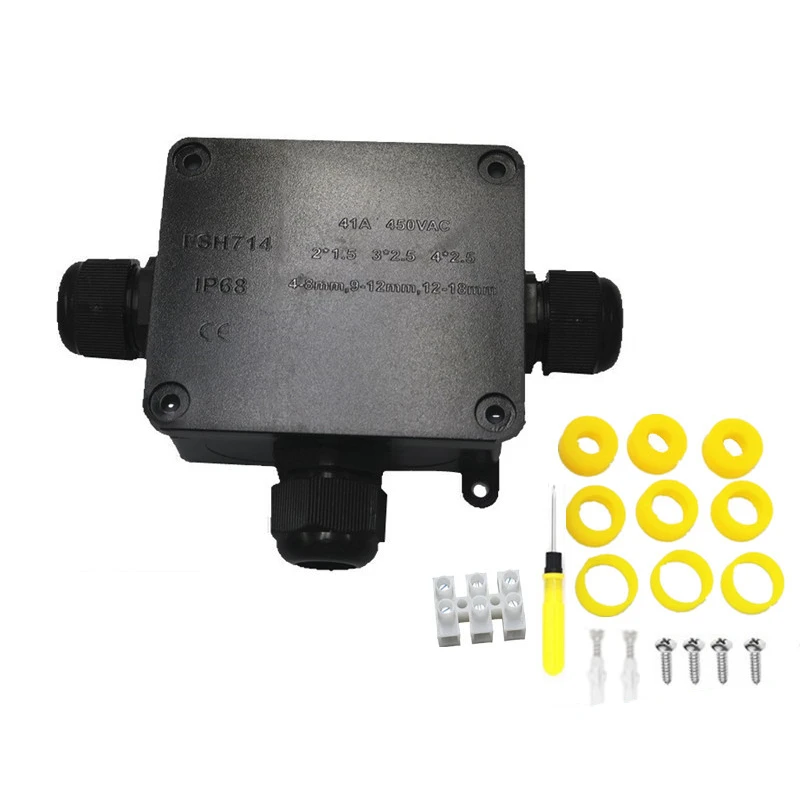Waterproof Junction Box Way, IP68 External Electrical Junction Box