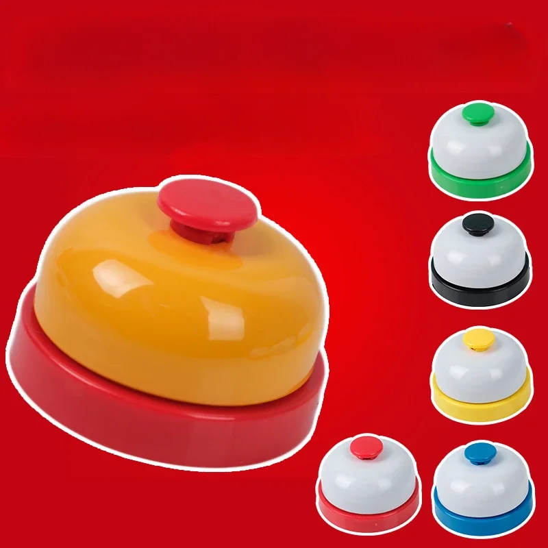 Desk Bell Sets Board Game Rush To Answer Interactive Thinking Training Toys with Answering Bell Christmas Hand Pressing Bell 2
